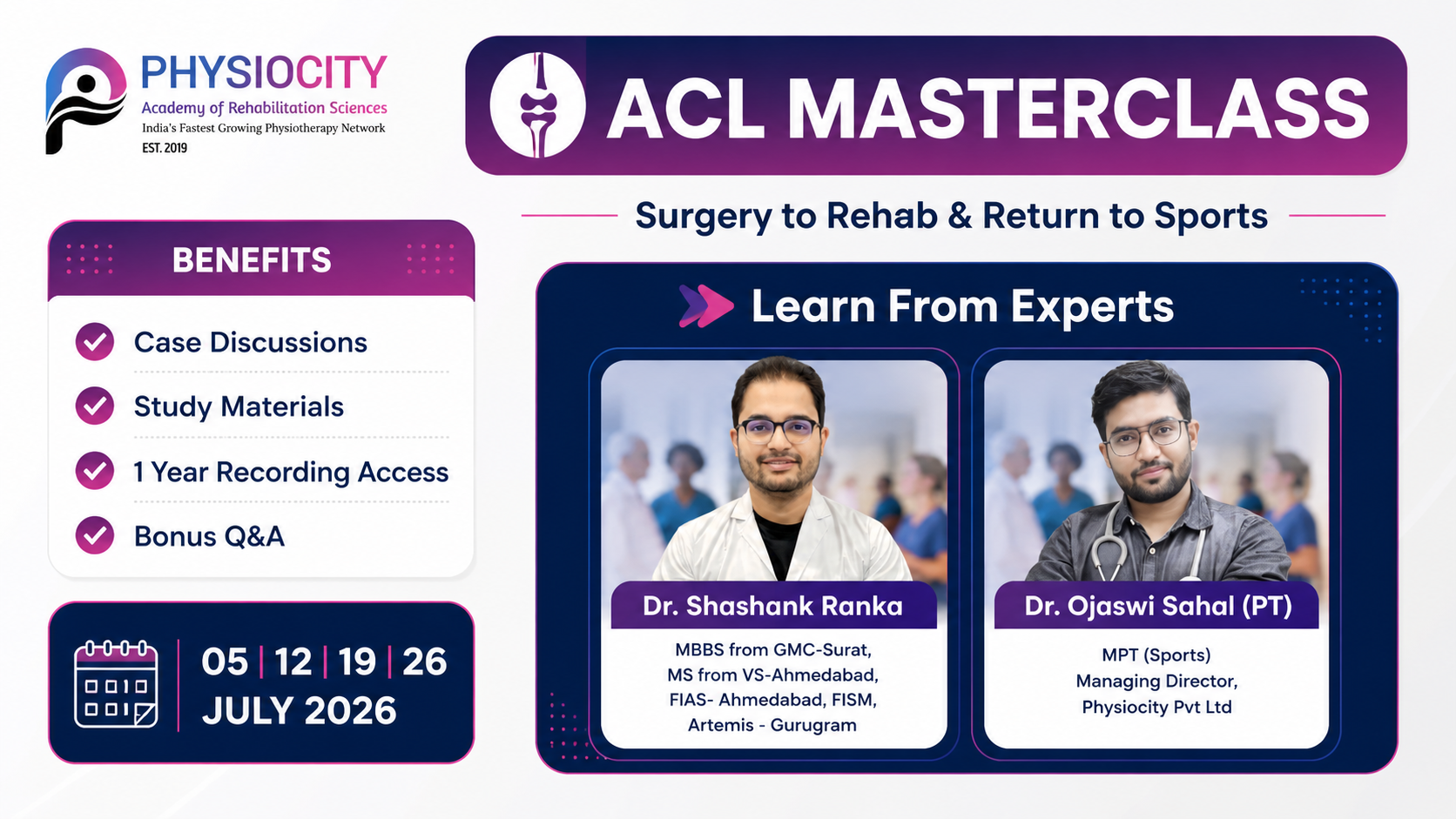 4 Days Live ACL Masterclass