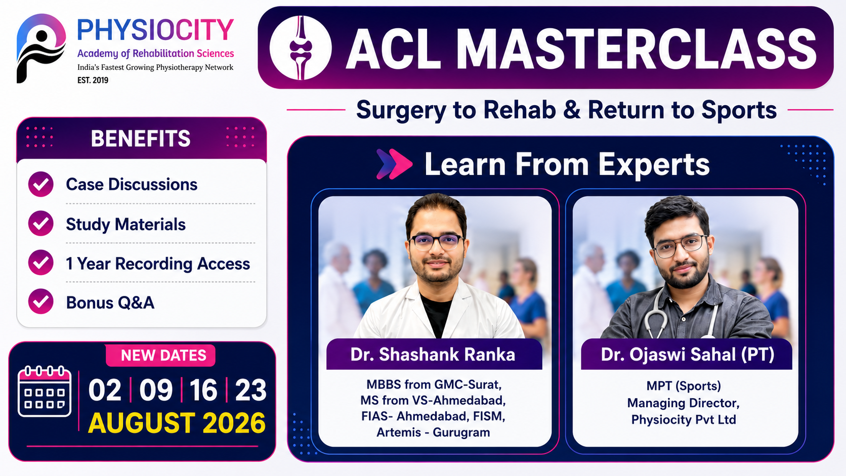 4 Days Live ACL Masterclass